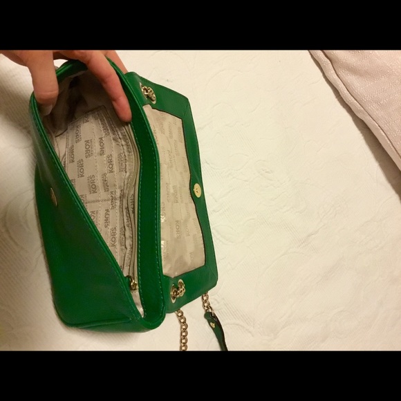 MICHAEL MICHAEL KORS - Scarlett leather bag green - The Corner Green Michael Kors Bag